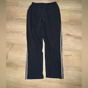 New York Laundry Black Joggers with White Accents